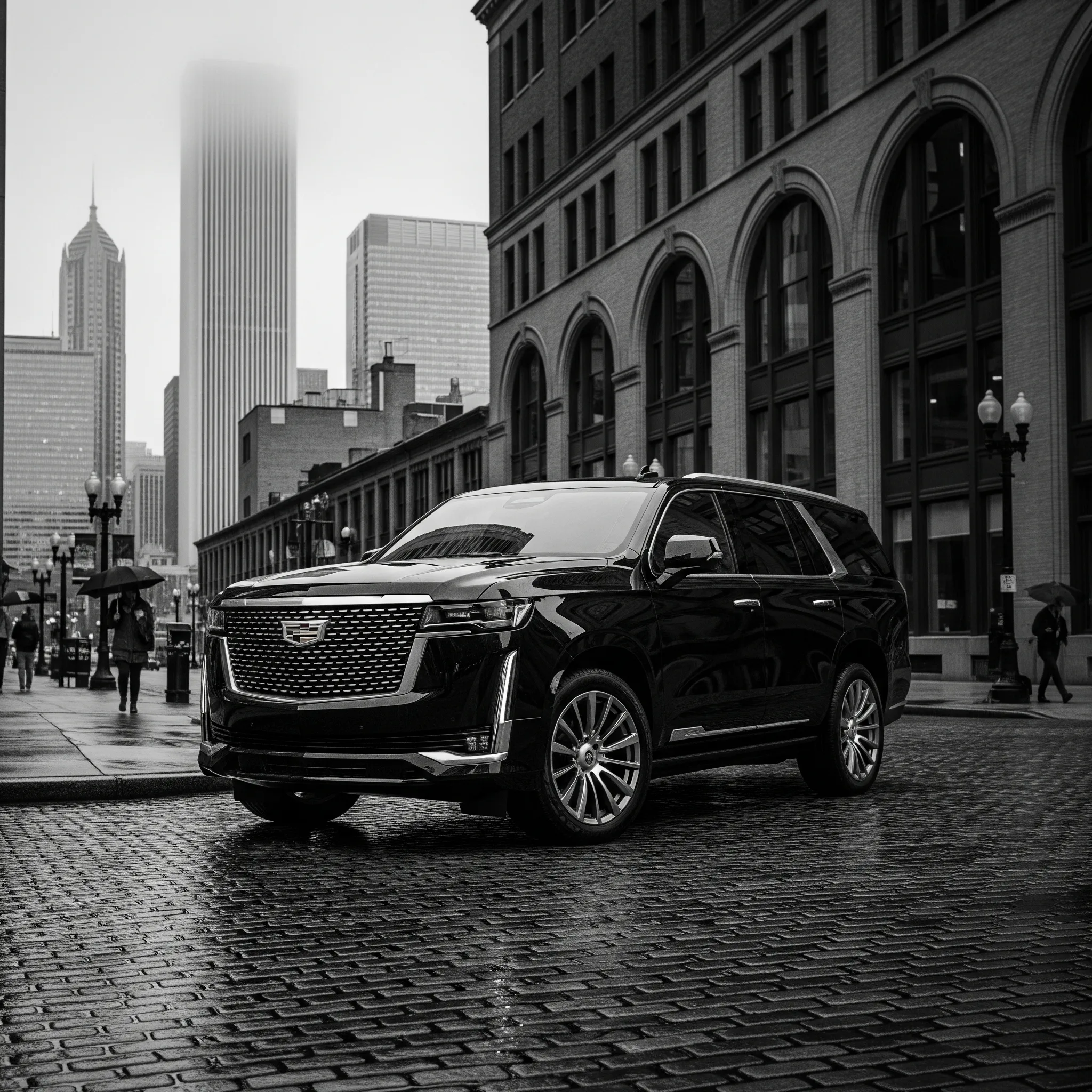 2025 Cadillac Escalade Limo Service by Black Car Services