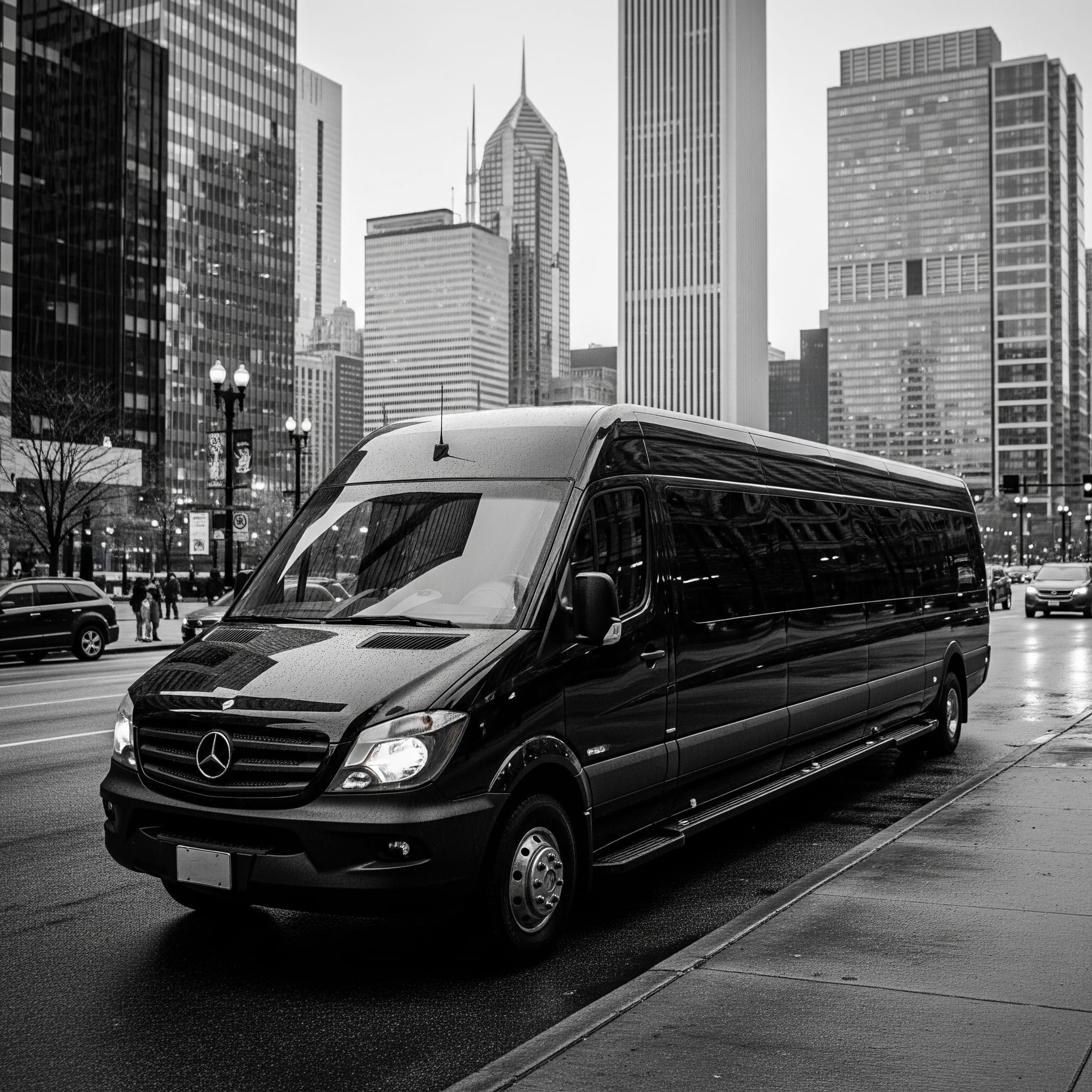 Executive Sprinter Limo Rental in Chicago for Large Groups and Corporates