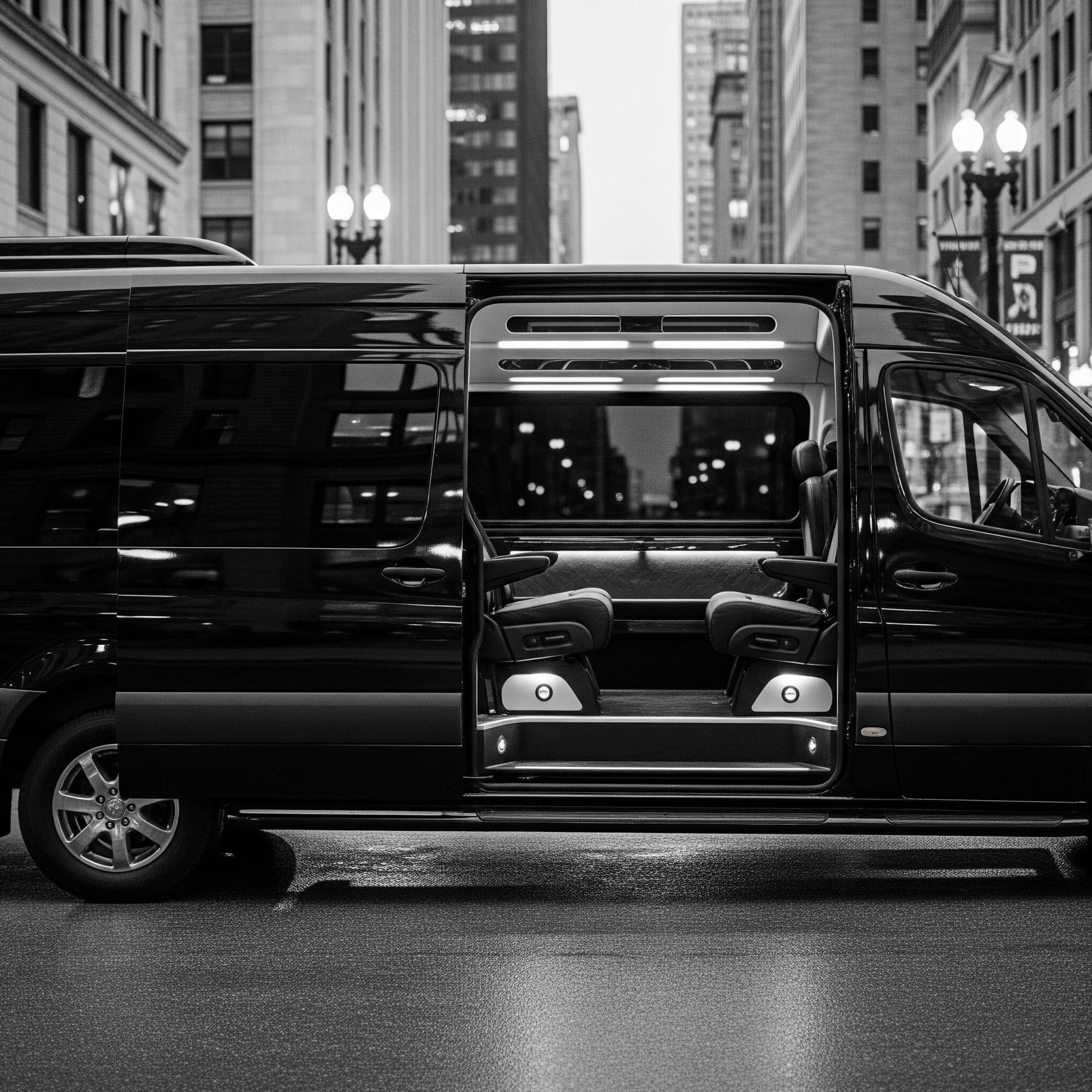 Mercedes Sprinter Van Limo Service in Chicago