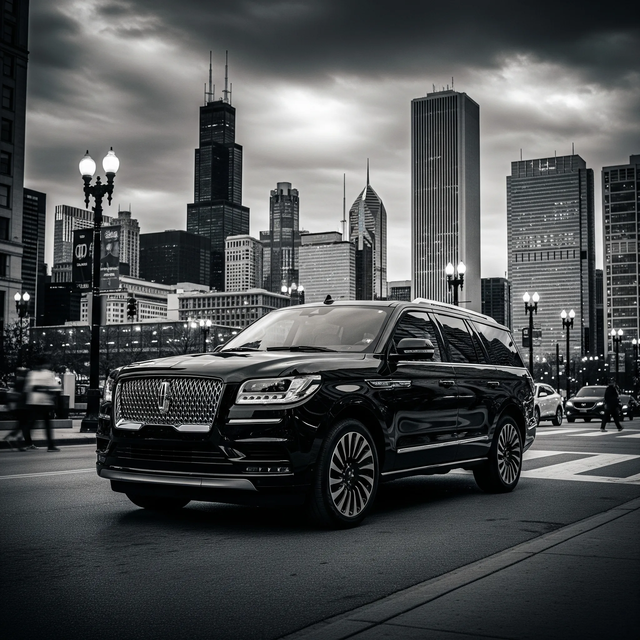 Premium Black Car SUV Service in Chicago
