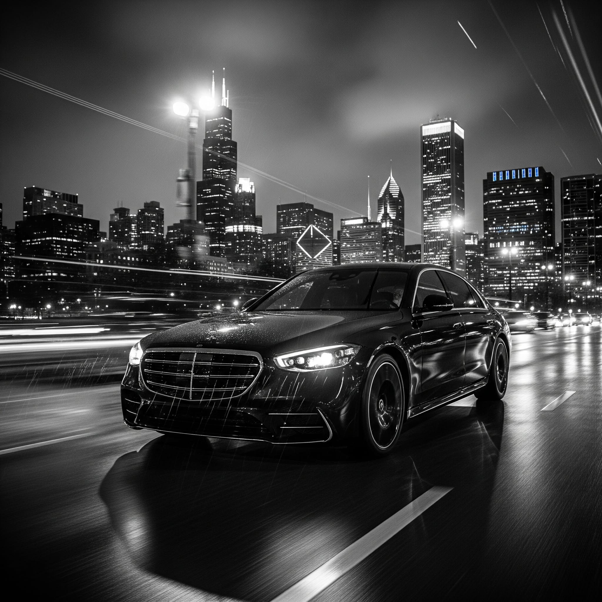 S Class Limo Rental in Chicago Downtown