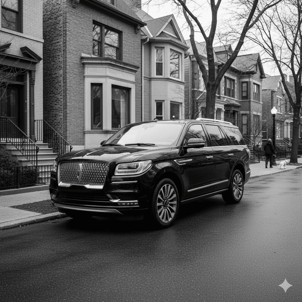 Black car service for private jet travelers in Chicago
