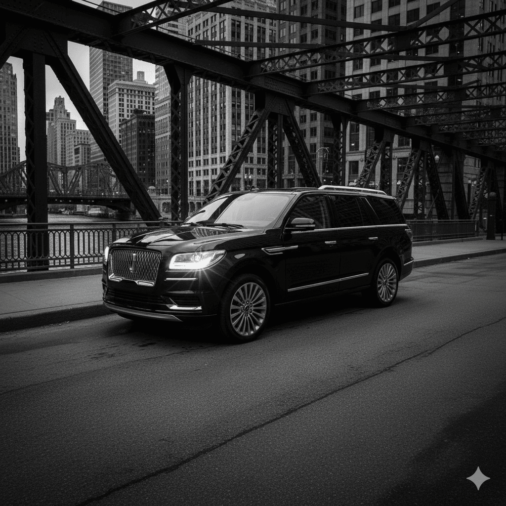 High-end black car service for private events in Chicago
