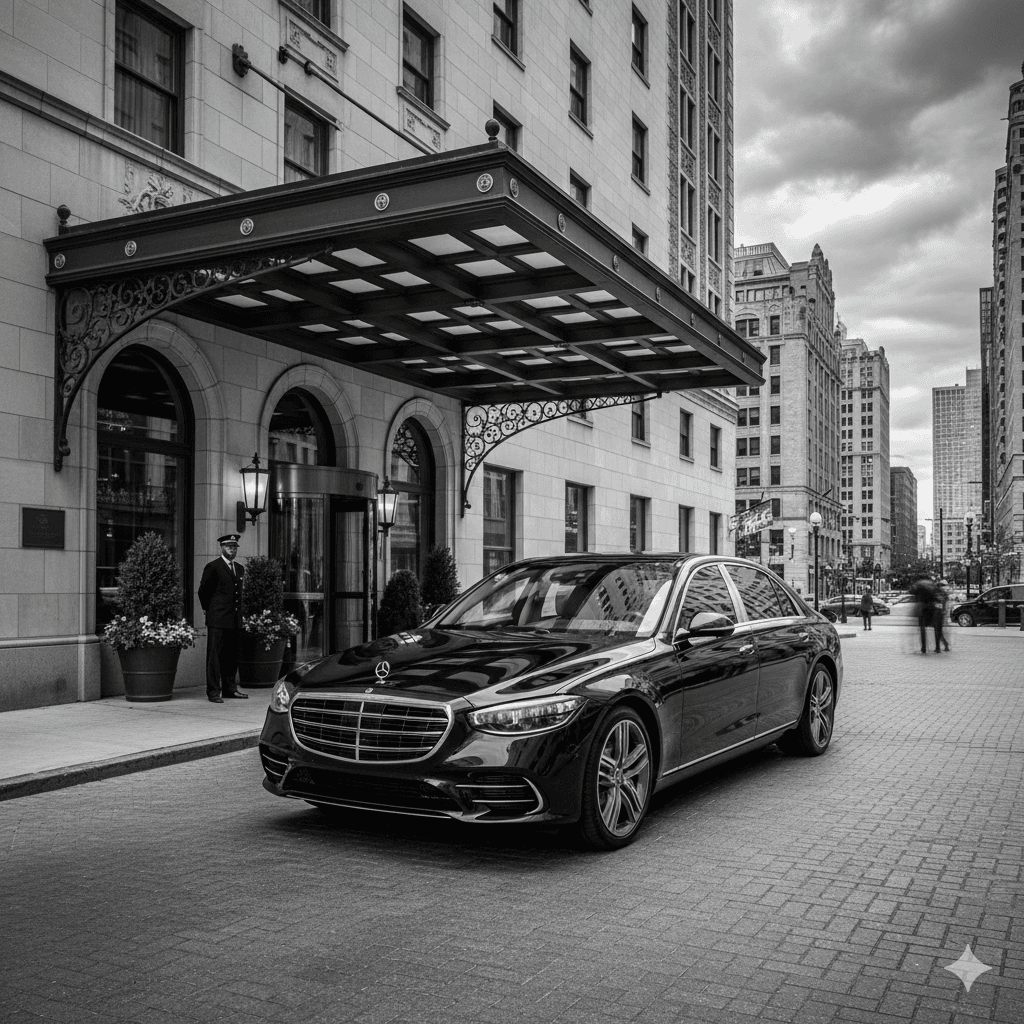 Hourly black car service in Chicago