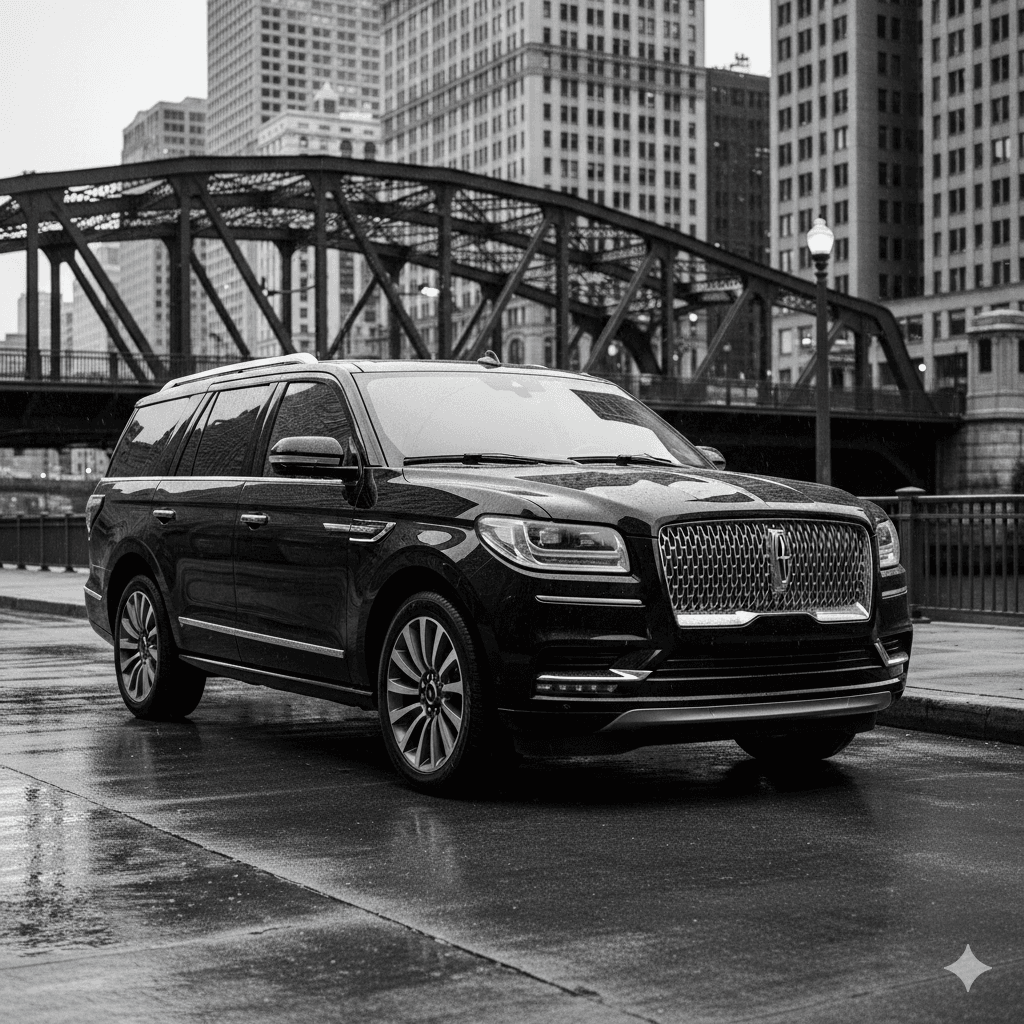 Luxury hourly black car transportation Chicago