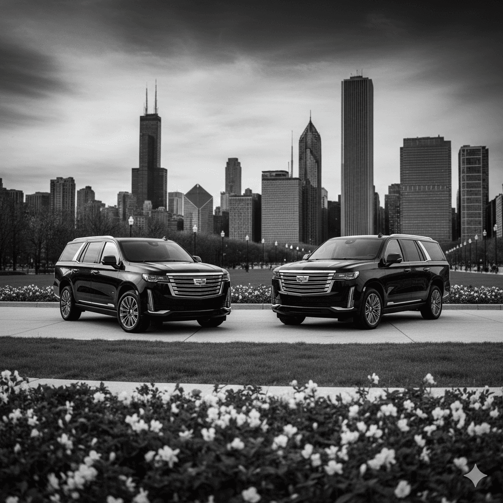 Professional chauffeur service in Chicago